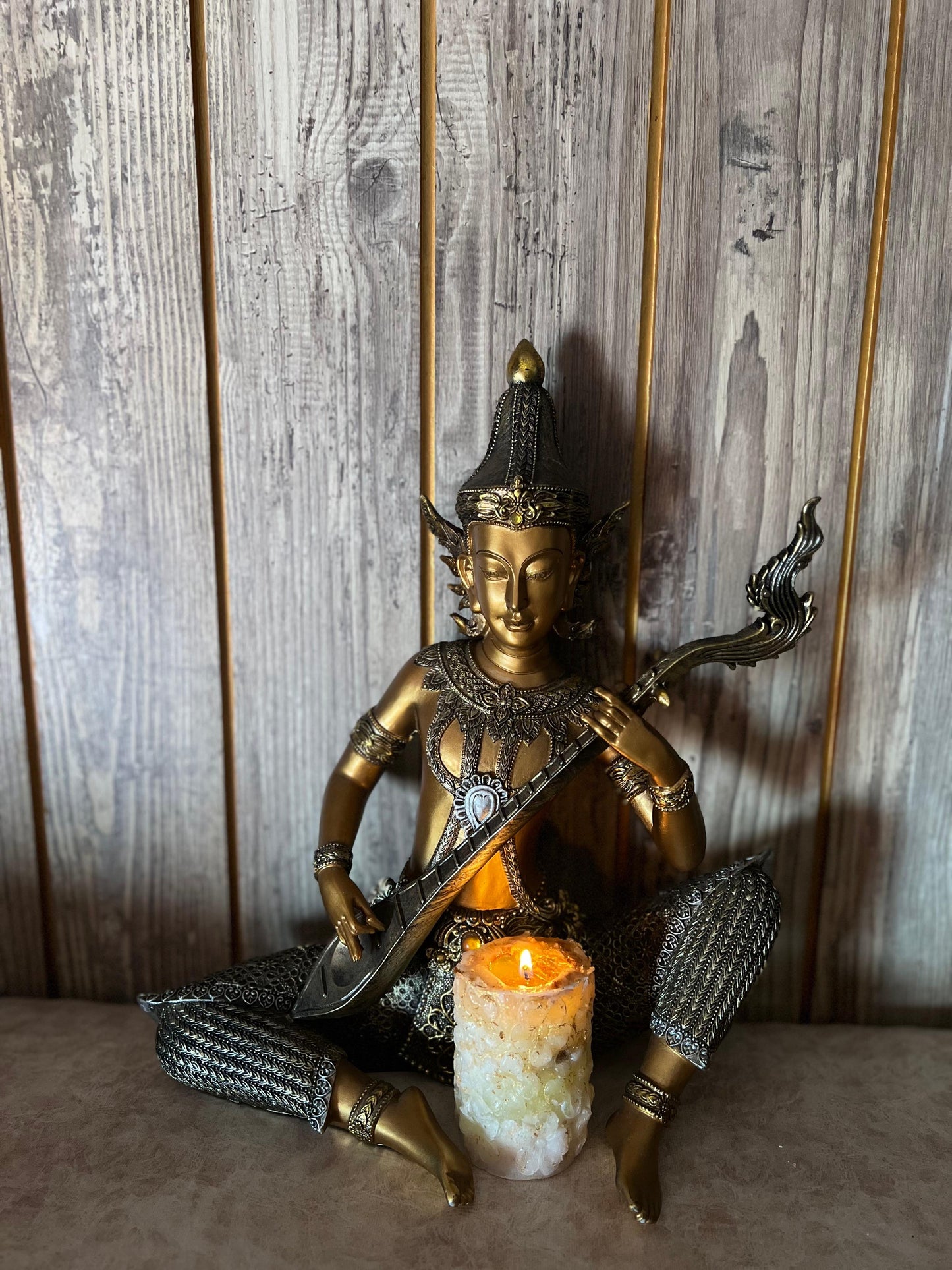 Money Attraction Gold Candle